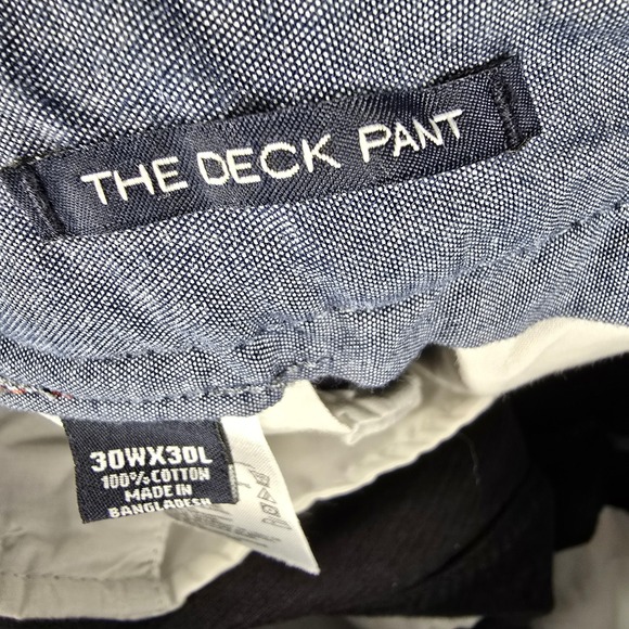 Nautica Corduroy Pants Mens 30x30 Black The Deck Pant Classic Fit Casual Chino‎ - Picture 13 of 14